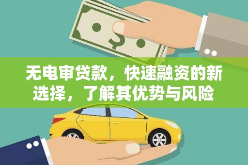 云阳无电审贷款，快速融资的新选择，了解其优势与风险