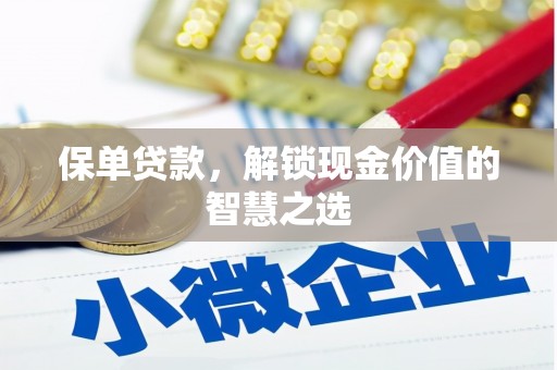 云阳保单贷款，解锁现金价值的智慧之选