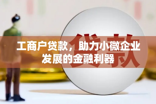 云阳工商户贷款，助力小微企业发展的金融利器