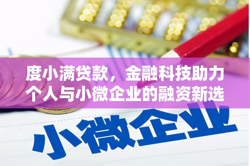 云阳度小满贷款，金融科技助力个人与小微企业的融资新选择