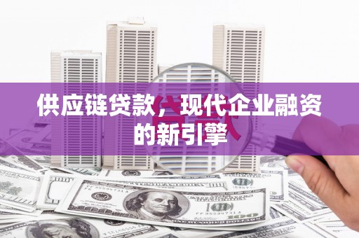 云阳供应链贷款，现代企业融资的新引擎