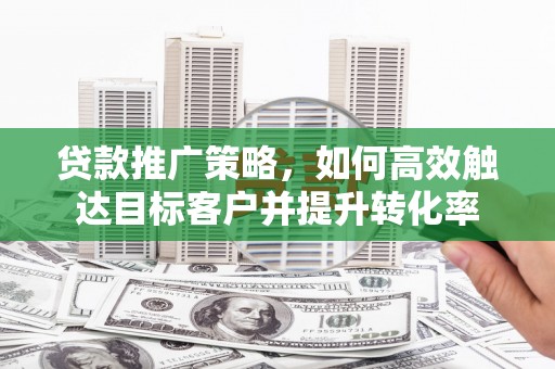 云阳贷款推广策略，如何高效触达目标客户并提升转化率