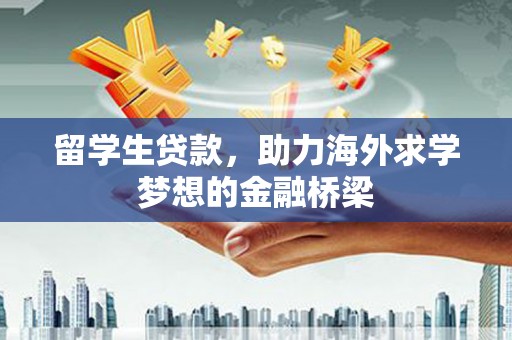 云阳留学生贷款，助力海外求学梦想的金融桥梁