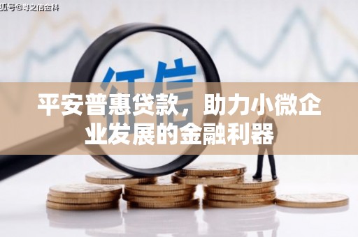 云阳平安普惠贷款，助力小微企业发展的金融利器
